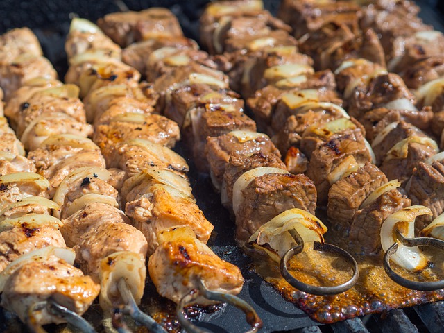 A picture of kebabs